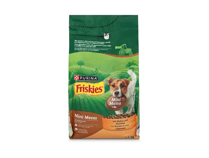 Friskies Dog Mini Menu Hunde-Trockenfutter Huhn & Gemüse
