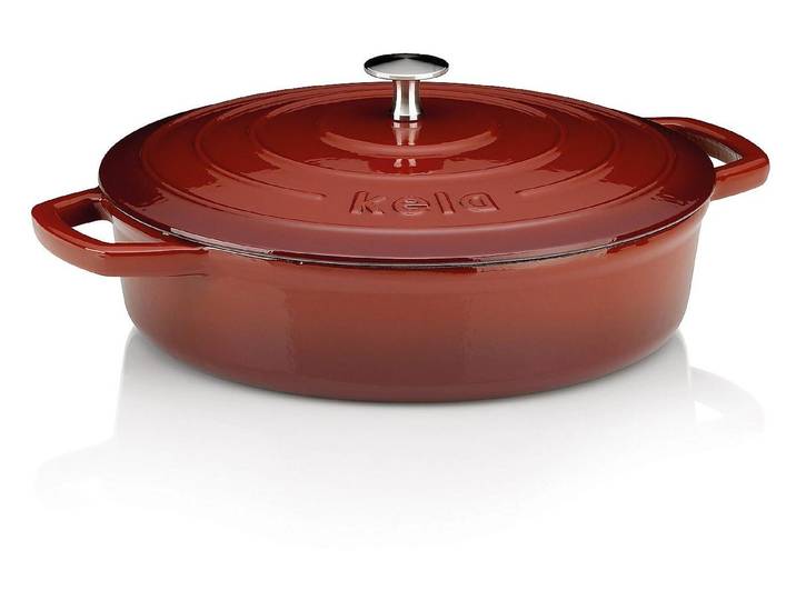 Bräter KELA Calido , rot, Ø:28cm, Töpfe, Bräter