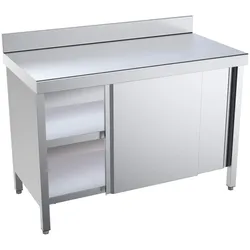 EURAST - Tisch mit türen 2 türen 2 regale - 2000x600x850 mm - 10206PMF