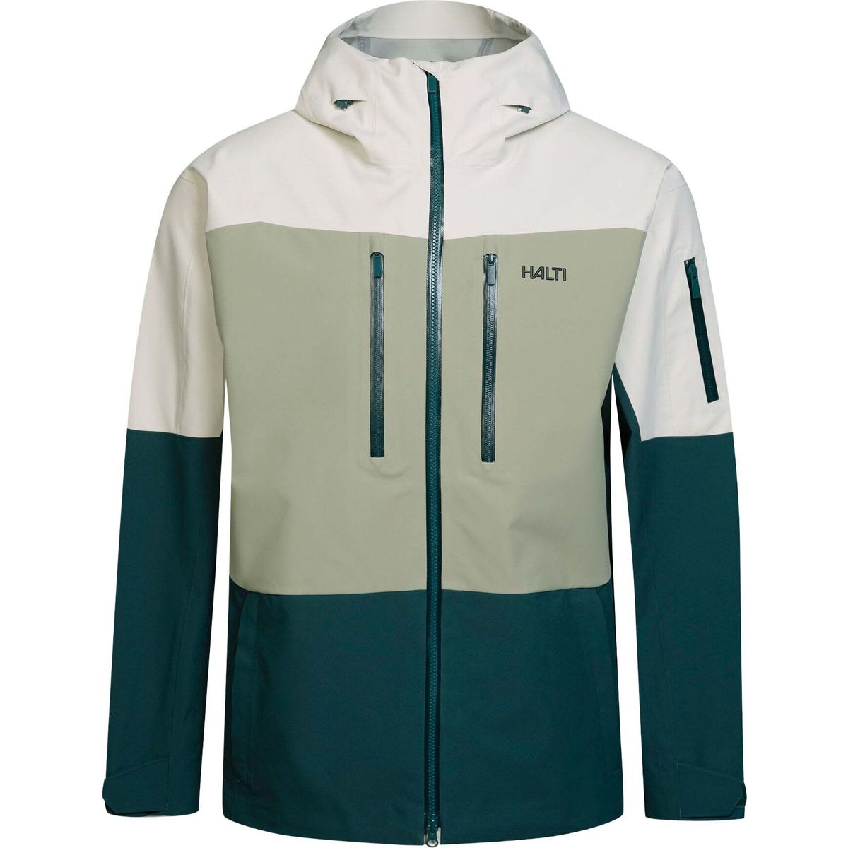 Halti Rizle Unisex 3L DX Ski Jacket tea green (I53) XXS 059-2659-I53-XXS