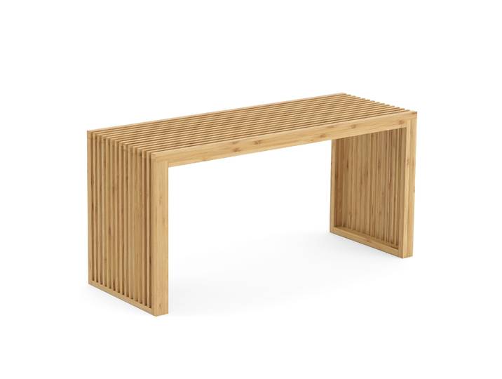 Sitzbank Bambus NORESSO 90 cm natur