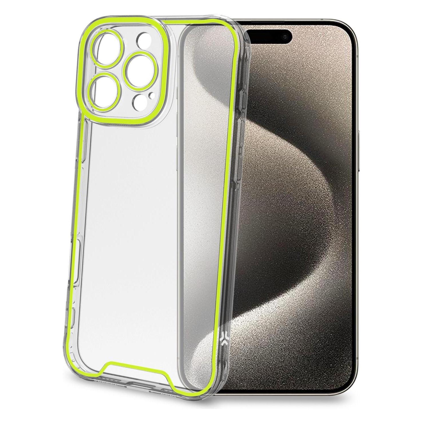 Celly Glow Cover für iPhone 16 Pro (Apple iPhone 16 Pro Max) (GLOW1081YLF)