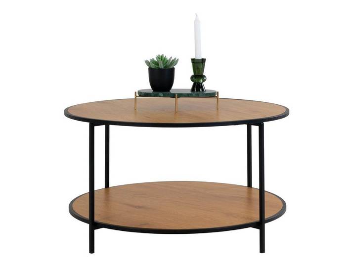 House Nordic Couchtisch Vita Couchtisch Ablage 1 Eiche dekor. (1-St)