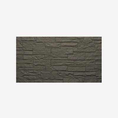 3D-Ziegelstein-Optik, dekorative Paneele, 12-teilig, 8,6 m² PU-Wandverkleidung, 120 x 60 x 2,5 cm, Schiefergrau