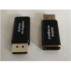 MicroConnect Adapter DisplayPort to HDMI (DisplayPort, HDMI), Video Adapter, Schwarz