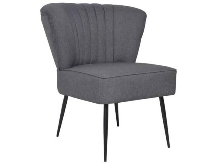 Heofavd Cocktailsessel Dunkelgrau Polstersessel Lounge Sessel Stoff