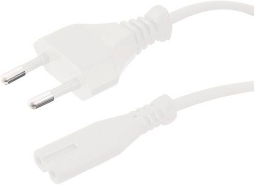 HAWA 100827 Strom Anschlusskabel Weiß 1.80m