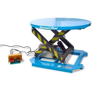 HanseLifter Hubtisch RSHT, drehbare Plattform, elektrisch, 1110 x 1110mm, Hubhöhe 710mm, Tragkraft 1000kg