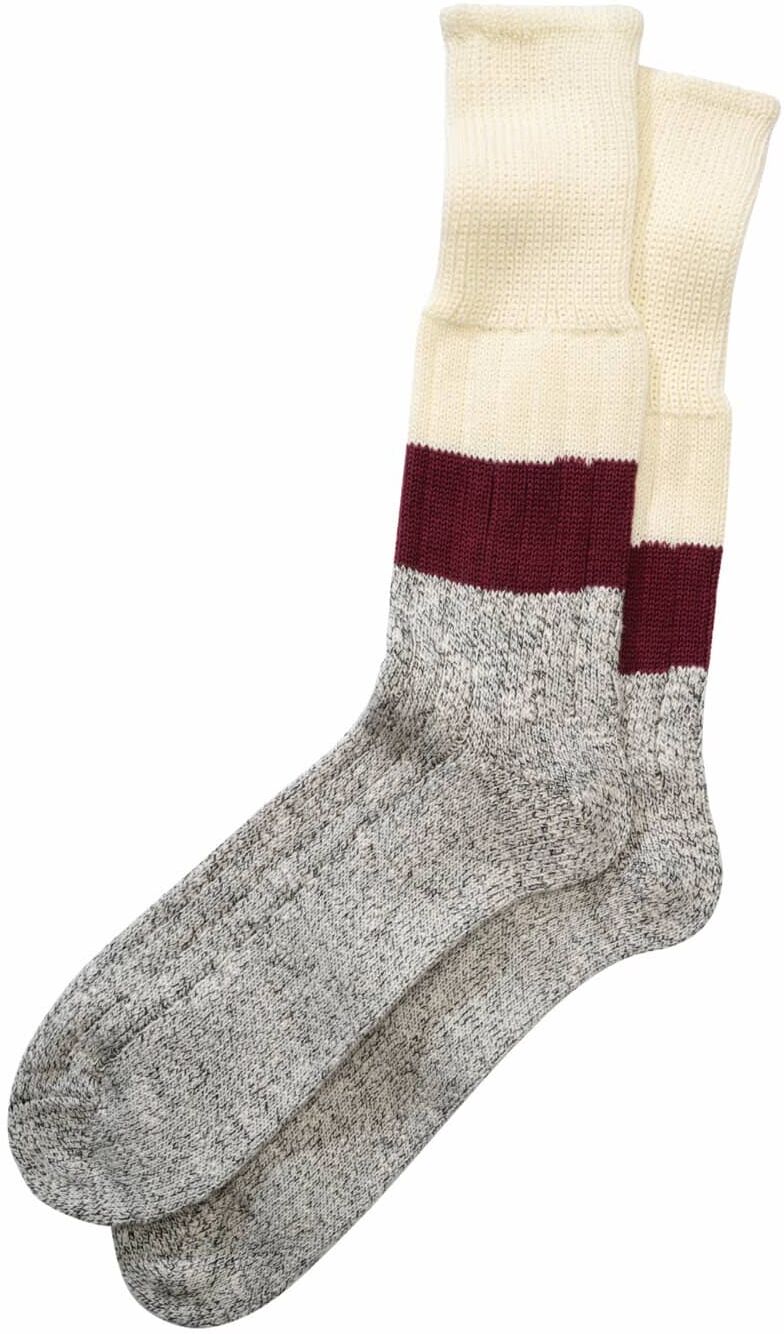 Mey & Edlich Block-Tweedsocke Beige 39-41