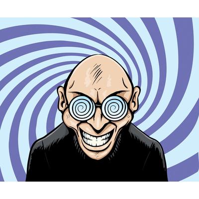 Fototapete PAPERMOON "Hypno Googles Man", bunt, B:3m L:2,2m, Vlies, Tapeten