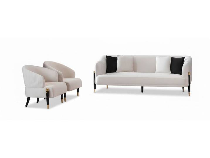 JVmoebel Polstergarnitur Design Polstersofa in modernem Stil mit hochwertiger Polsterung, Made in Europa