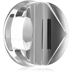 Mühle, Rasierhobel + Rasiermesser, Ständer für Rasierer aus Metall, verchromt Metall, chrome