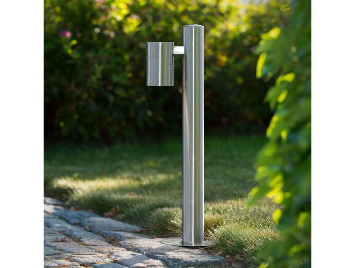 Lucide Wegelampe ARNE, chromfarben, 1-flg. Höhe 50 cm IP44 GU10-LED ARNE, chrom / silber, Metall, Modern