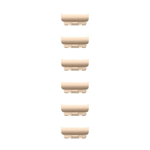 Apple Watch Band Goudkleurige schakelarmbandset 46 mm