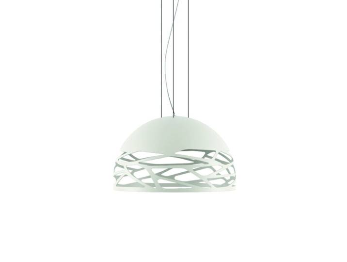 Lodes Pendelleuchte Kelly Dome, E27, modernes Design - Weiß mat
