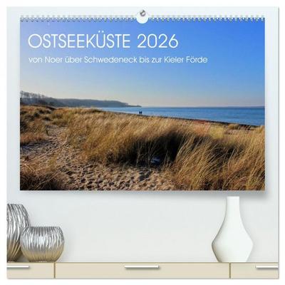 Ostseeküste 2026 (hochwertiger Premium Wandkalender 2026 DIN A2 quer), Kunstdruck in Hochglanz