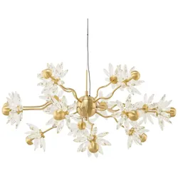 KHG LED-Pendelleuchte   ¦ gold ¦ Maße (cm): H: 180  Ø: 82.0