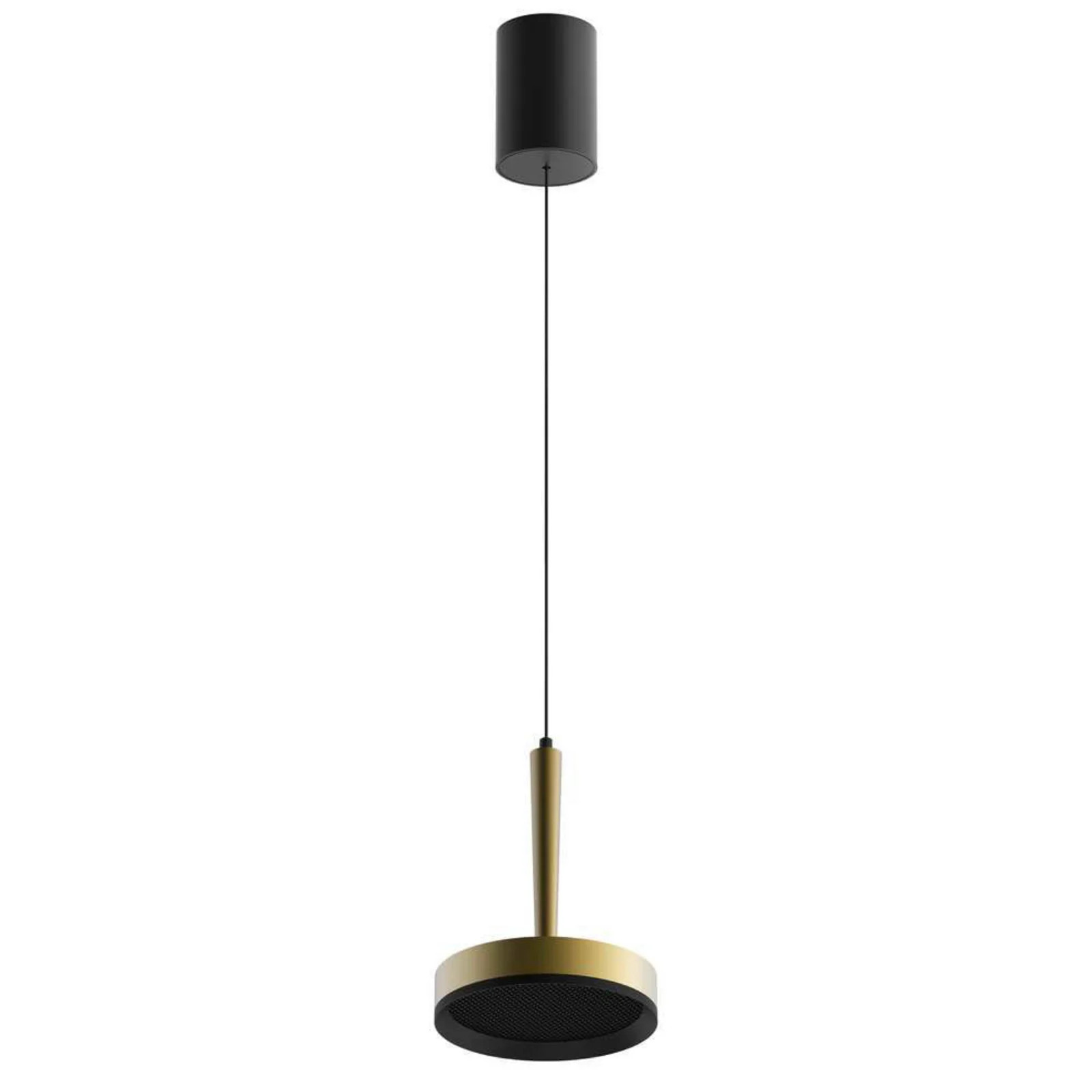 Loom Design Nyx P1 hanglamp mat messing aluminium voor woonkamer, keuken of eetkamer