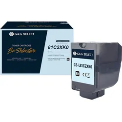 G&G Select Toner ersetzt Lexmark 81C2XK0 schwarz