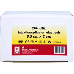 Param, Pflaster, Injektionspflaster 2x6,5cm Vlies weiss, 200 St PFL (200x)