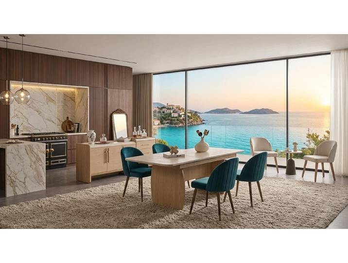 Xlmoebel Sideboard Beige ausziehbare Konsole im modernen Design für das Wohnzimmer (Konsole, Ausziehbare Konsole), Made in Europa