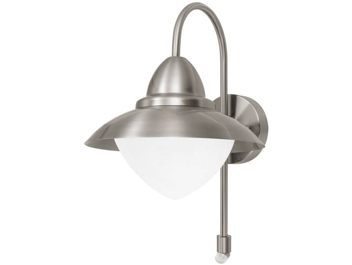 Wandlampe Perth Grau, silber Edelstahl B 32.5 cm