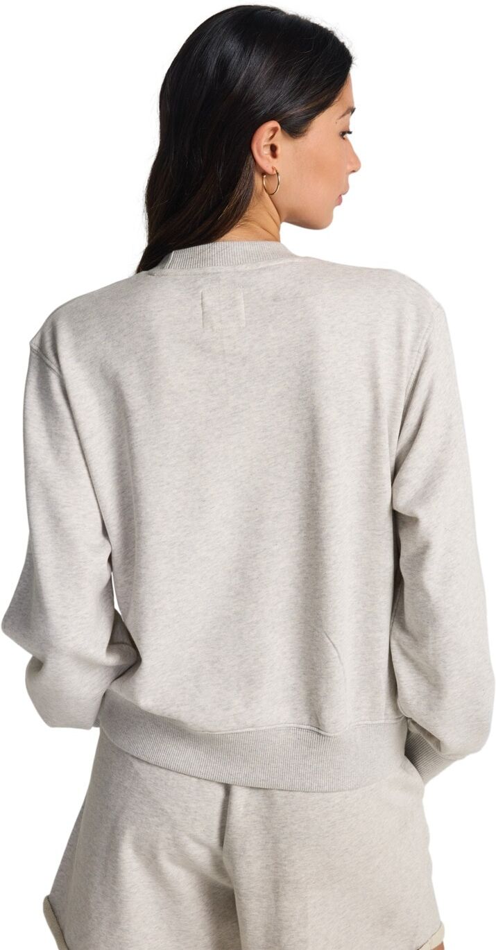 Sweatshirt BILLABONG "Family Tree", Damen, Gr. S, beige (grau heather), Obermaterial: 55% Baumwolle, 25% Baumwolle, 20% Polyester., Sweatshirts Sweatshirt