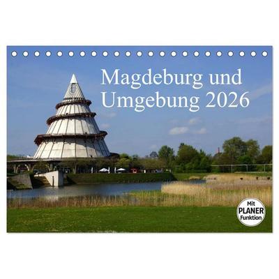 Magdeburg und Umgebung 2026 (Tischkalender 2026 DIN A5 quer), CALVENDO Monatskalender