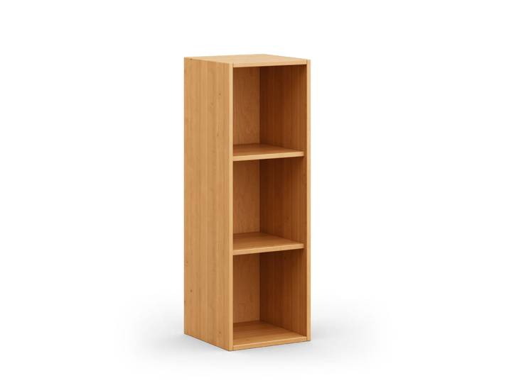 Naturwohnen Regal schmal aus Massivholz Erle Maße: H 120xB 40xT 40 cm Laura veredelt mit bioola® nature 100% Bio & Vegan