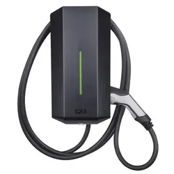 PCE, Elektroauto Ladestation, eMobility Ladestation Typ 2 Mode 3 32A 22kW RFID, Schlüsselschalter (Typ 2, 32 A, 22 kW)