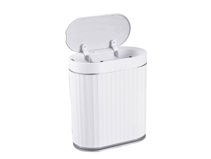 Abfalleimer mit Sensor 7L weiss/grau