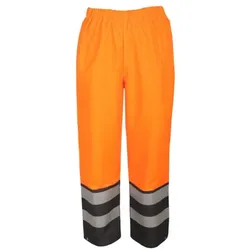 Warnschutzhose wasserabweisend mit Reflektoren