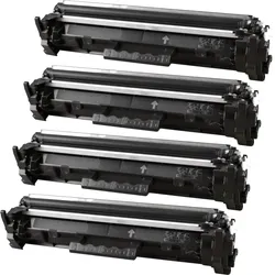 4 Kompatible Toner ersetzt HP CF230A 30A Multipack schwarz