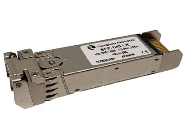 Cambium Networks SFP-10G-LR modulo del ricetrasmettitore di rete Fibra ottica 11300 Mbit/s SFP+ 1310 nm (10G SFP+ SMF LR Transceiver, - 1310nm. -40C to 85C - SFP-10G-LR, Fiber optic, 11300 Mbit/s, SF