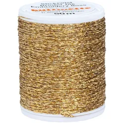 buttinette Sticktwist "Metallic", gold, 50 m