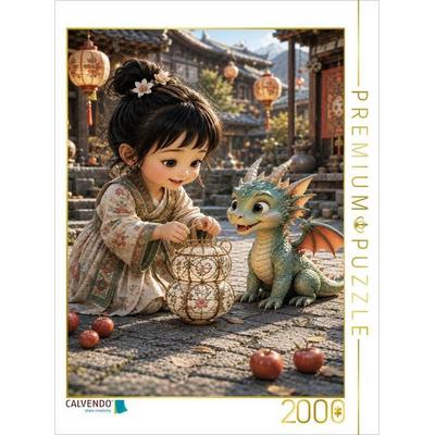 CALVENDO Puzzle Das Fest der Laternen | 2000 Teile Lege-Größe 90x67cm Foto-Puzzle für glückliche Stunden