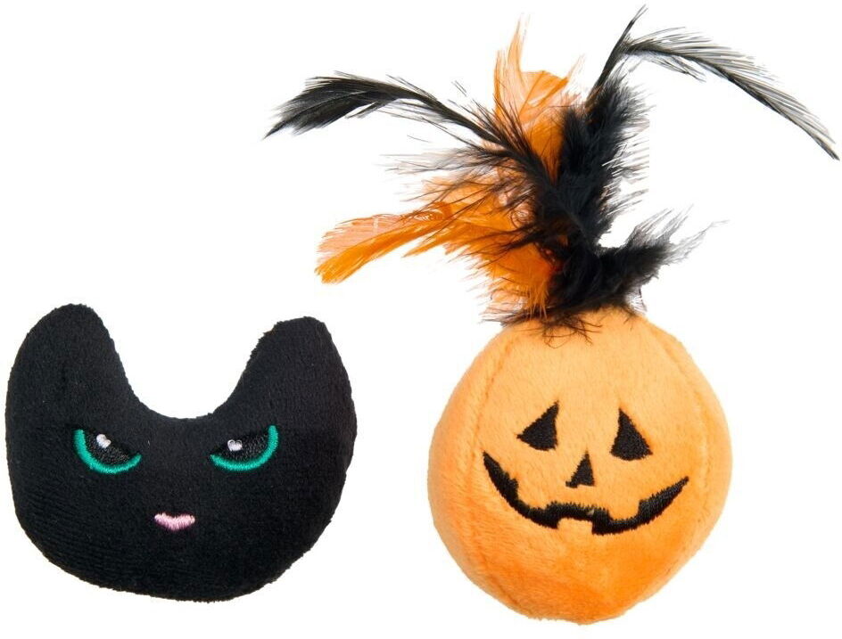 Little&bigger; Happy Halloween Katthuvud & Pumpalykta 2-Pack
