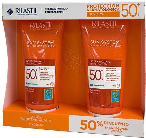 RILASTIL Pack Sun System Leche Velluto SPF50+