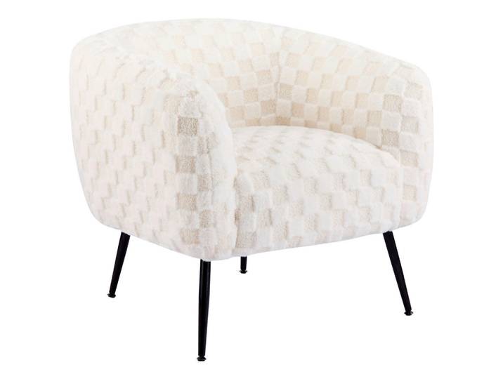 Xora Designsessel, Weiß, Metall, 76x69x72 cm, Wohnzimmer, Sessel, Sonstige Sessel