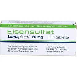Eisensulfat Lomapharm 50mg 20 ST