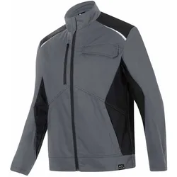 Bundjacke "ICONIQ PRO" - S - mittelgrau/schwarz