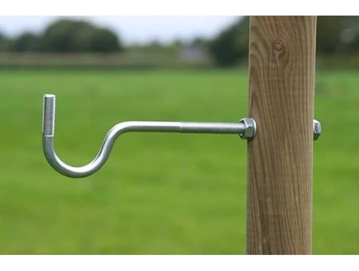 Koltec Isolatorsteunen 25 cm lang met zwanenhals