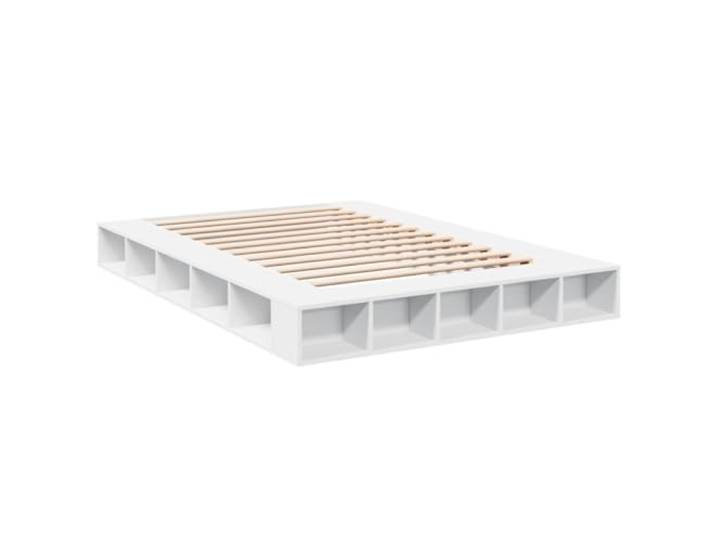 vidaXL Bettgestell Weiß 140x200 cm Holzwerkstoff