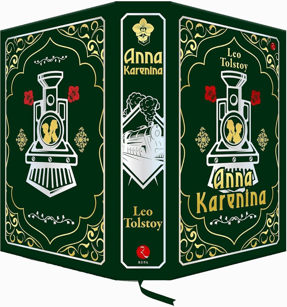 Rupa Publications Anna Karenina by Leo Tolstoy - Leather-Bound Hardback - Classic Russian Literary Fiction - Collector's Keepsake Edition for Adult Readers