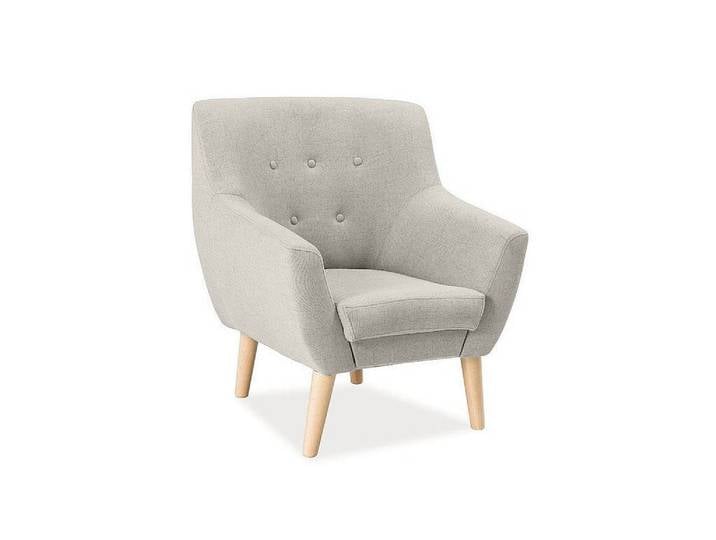 Cremefarbenes Relaxsessel AMBER 1