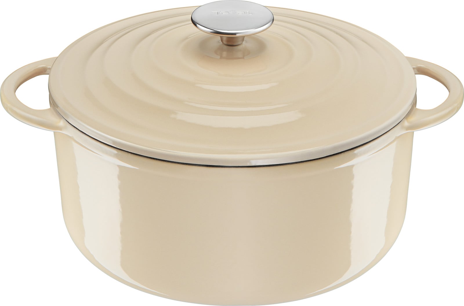 Tefal Lov Gusseisen Kookpan, 25 cm, beige