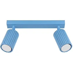 Sollux SL.2379 Deckenleuchte KARBON 2 hellblau