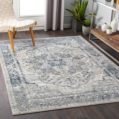 Livabliss Kredelle Faded Persian Medallion Area Rug