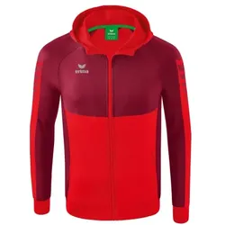 Erima Six Wings Trainingsjacke mit Kapuze Kinder - rot/bordeaux -