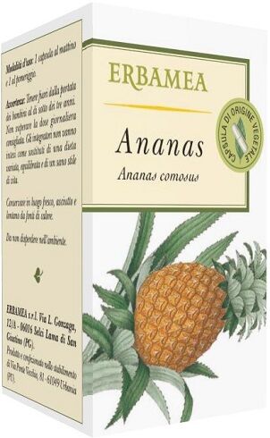 ERBAMEA Srl Erbamea Ananas Integratore Microcircolo 50 Opercoli - Supporto Naturale per la Circolazione